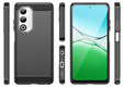 Θήκη για Oppo A5 5G / A5m, Carbon, μαύρη