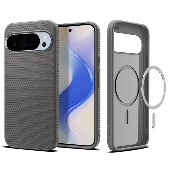 Θήκη Spigen Liquid Air MagSafe για το Google Pixel 10 Pro XL, γκρι μάρμαρο