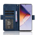 Θήκη με πτερύγιο για Infinix Note 40 Pro Plus, Card Slot, σκούρο μπλε
