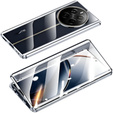 θήκη για το Realme 12 Pro 5G / Realme 12 Pro+ 5G, Magnetic Dual Glass, μαύρη