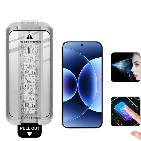 Τζάμι IMAK με πλαίσιο τοποθέτησης για Xiaomi 17 Pro Max, μαύρο