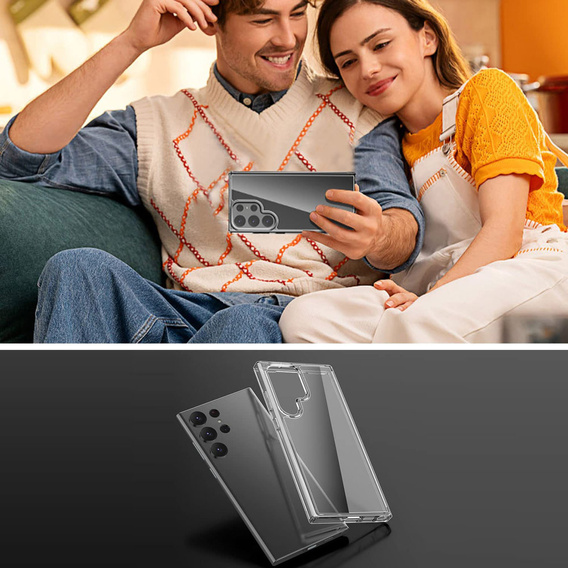 Θήκη για Samsung Galaxy S23 Ultra, Fusion Hybrid, διαφανής