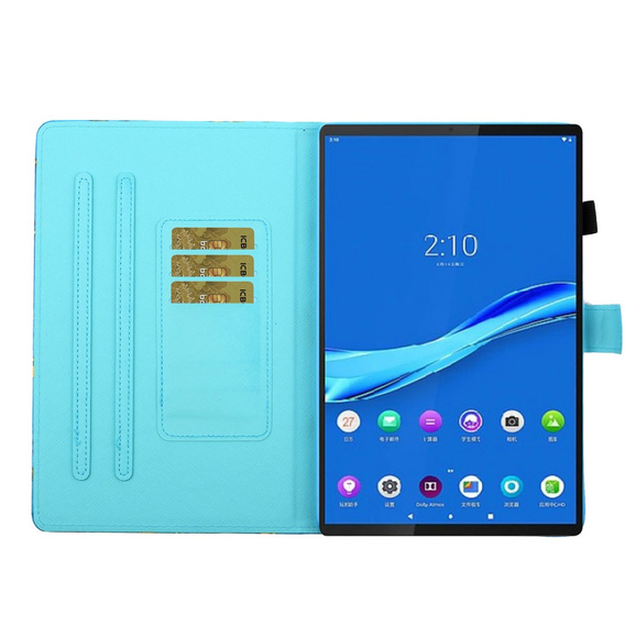 Θήκη για Lenovo Tab M10 Plus TB-X606F, με πτερύγιο, tiger