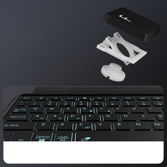 Θήκη + πληκτρολόγιο Lenovo Tab Plus, μαύρη