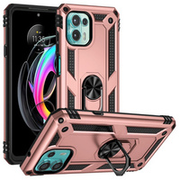 θωρακισμένη θήκη για Motorola Edge 20 Lite, Nox Case Ring, ροζ rose gold