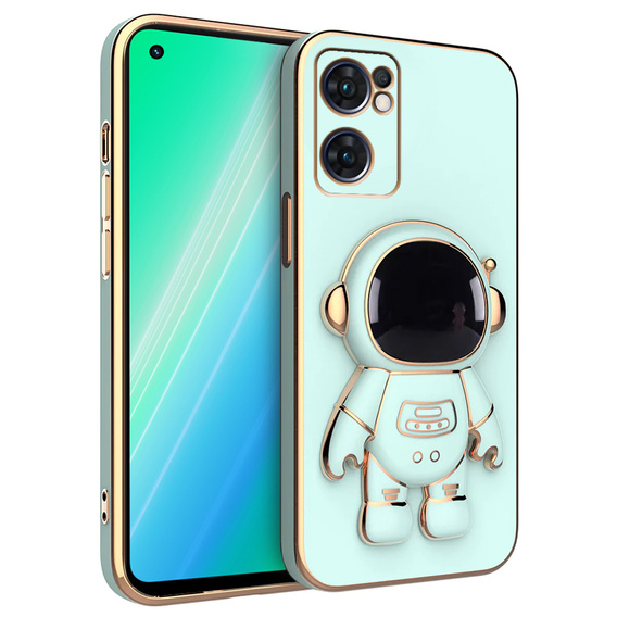 Θήκη για Oppo Reno 7 5G, Astronaut, πράσινη