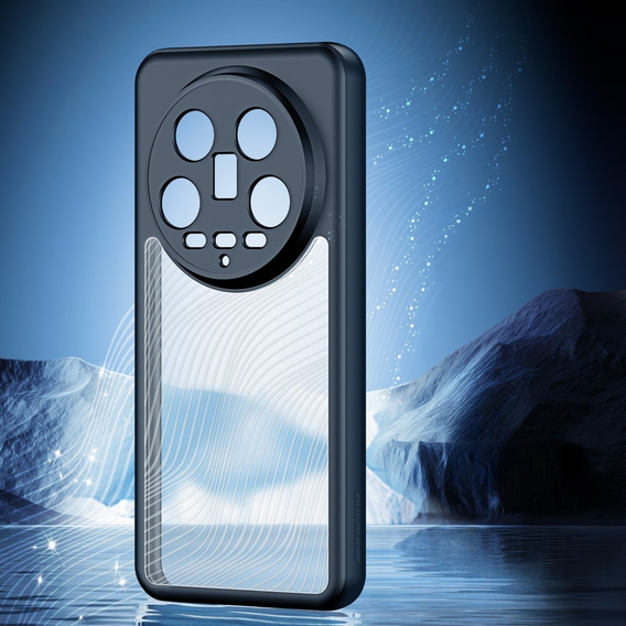 θήκη DuxDucis για το Xiaomi 14 Ultra, Aimo Case, διαφανής / μαύρη
