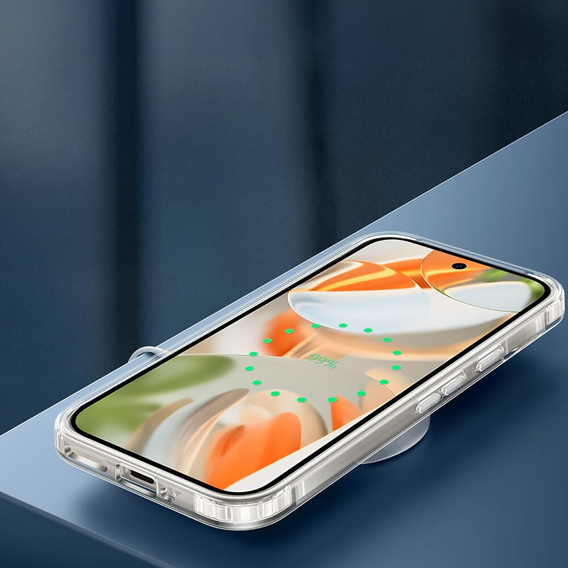 Θήκη για Google Pixel 9 Pro XL, Fusion Hybrid, για MagSafe, διαφανής