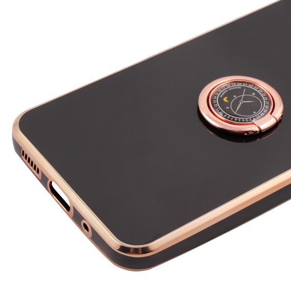 Θήκη για Xiaomi Redmi 12C, Electro Ring, μαύρη