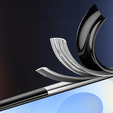 Θήκη για Samsung Galaxy S25 Edge, Electro MagSafe, μαύρη + Γυαλί για την οθόνη