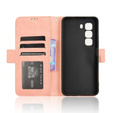 Θήκη με πτερύγιο για Infinix Hot 50 Pro+ 4G, Card Slot, ροζ