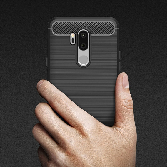 Θήκη για LG G7 ThinQ / G7 Fit, Carbon, μαύρη