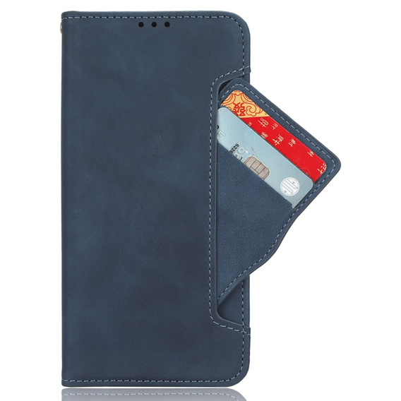 Θήκη με πτερύγιο για Realme C61, Card Slot, σκούρο μπλε