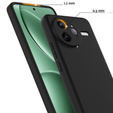 Θήκη για Xiaomi Poco F7 Ultra, Silicone MagSafe, μαύρη