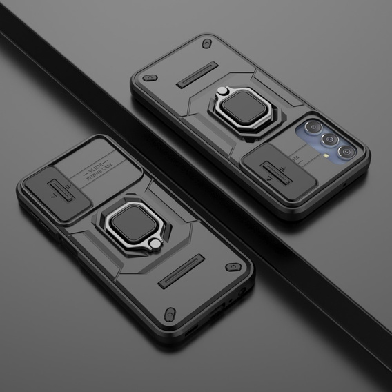 Θήκη για Samsung Galaxy M34, KickStand Camera Lens, μαύρη