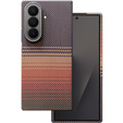 Θήκη για Samsung Galaxy Z Fold6 5G - μαγνητική ίνα αραμιδίου, πορτοκαλί