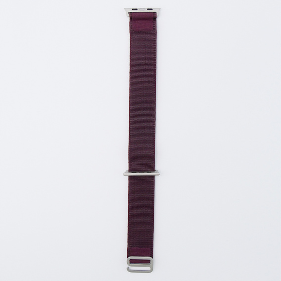 Λουράκι νάιλον για Apple Watch 1/2/3/4/5/6/7/8/SE/ULTRA 42/44/45/49mm, μπορντό