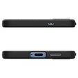 θήκη Spigen για Samsung Galaxy S25, Liquid Air, μαύρη + μετριασμένο γυαλί 9H