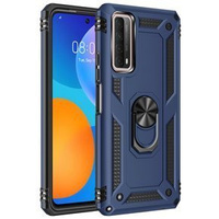 θωρακισμένη θήκη για Huawei P Smart 2021, Nox Case Ring, μπλε