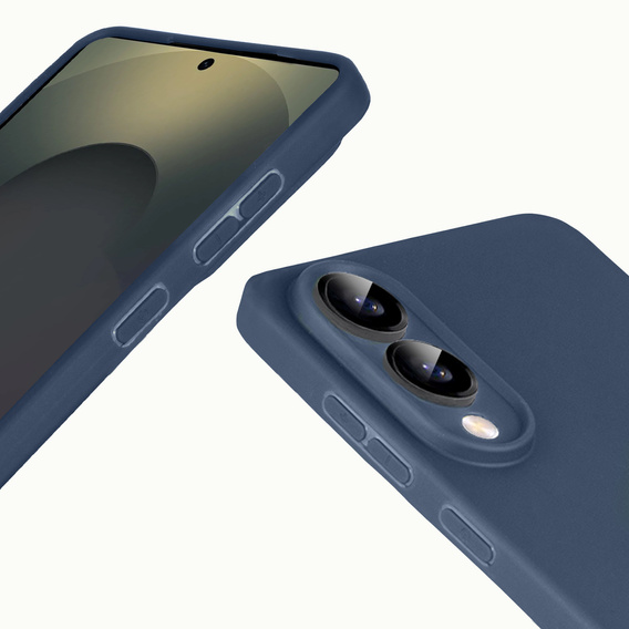 Λεπτή θήκη για Samsung Galaxy S25 Edge, Slim, σκούρο μπλε