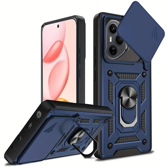 Θήκη για Honor 400 Pro 5G, CamShield Slide, μπλε