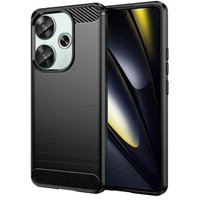 Θήκη για Xiaomi Poco F6, Carbon, μαύρη