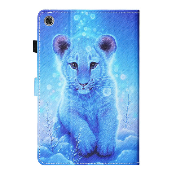 Θήκη για Lenovo Tab M10 Plus TB-X606F, με πτερύγιο, tiger