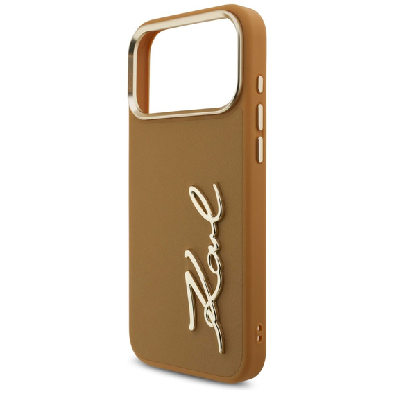 Θήκη Karl Lagerfeld Karl Script Logo – με μεταλλικά κουμπιά για iPhone 17 Pro Max