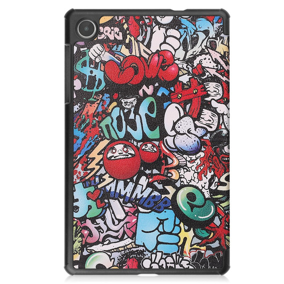 Θήκη για Lenovo Tab M8 Gen 4 TB-300FU, Smartcase, graffiti