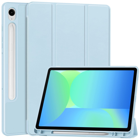 Θήκη για Samsung Galaxy Tab S10 FE+ Plus, Smartcase με χώρο για γραφίδα, μπλε