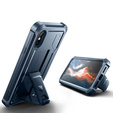 Θωρακισμένη θήκη για iPhone X / XS, Dexnor Full Body, σκούρο μπλε