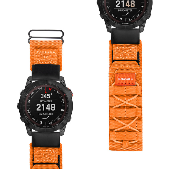 ERBORD Runner Quickfit Nylon Strap για Garmin Fenix 5X/6X/6X PRO/7X