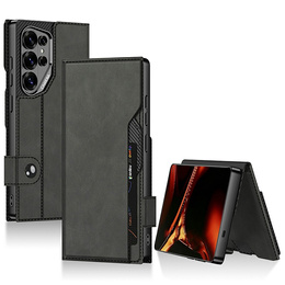 Θήκη με πτυσσόμενο καπάκι GKK Card Slot Wallet για Samsung Galaxy S26 Ultra, μαύρη