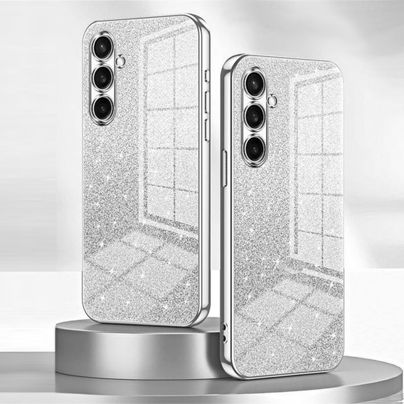 Θήκη Glitter Case CamShield για Samsung Galaxy A57 5G, ασημί