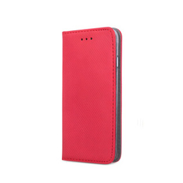 Θήκη για Oppo Reno 11F 5G, Smart Magnet, κόκκινη + γυαλί 9H