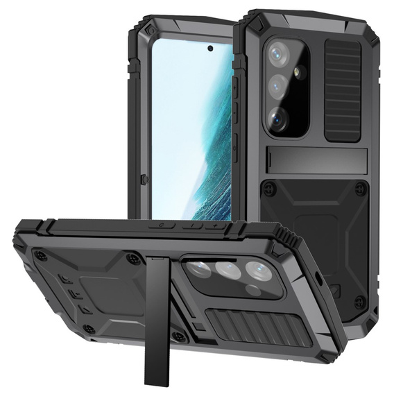 Θωρακισμένη θήκη για Samsung Galaxy S25+ Plus, R-JUST, μαύρη