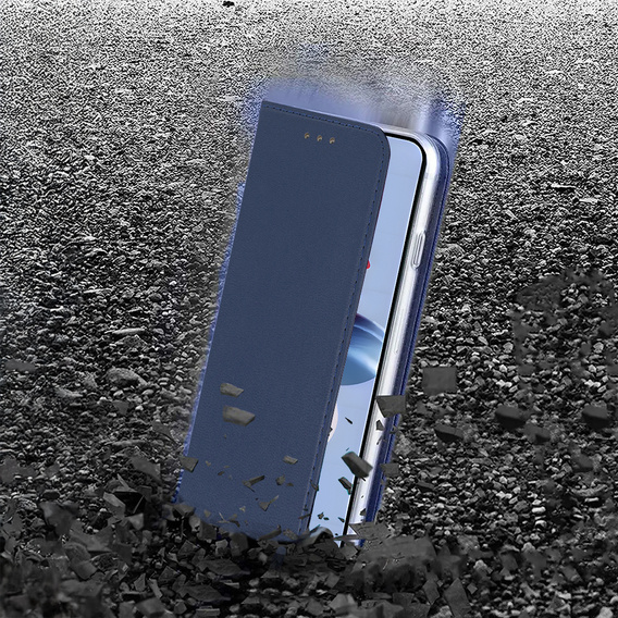 Θήκη για Oppo Reno 11F 5G, Smart Magnet, σκούρο μπλε + γυαλί 9H