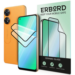 2x Κεραμικό υβριδικό γυαλί ERBORD για Oppo Reno8 T 4G