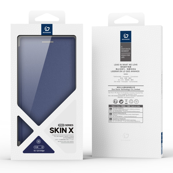 Dux Ducis Θήκη για Samsung Galaxy S25 Edge, Skin X Pro, MagSafe, σκούρο μπλε