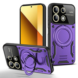Θωρακισμένη θήκη για Xiaomi Redmi Note 13 Pro 4G / Xiaomi Redmi Note 14S / Xiaomi Poco M6 Pro 4G, CamShield MagSafe, μωβ