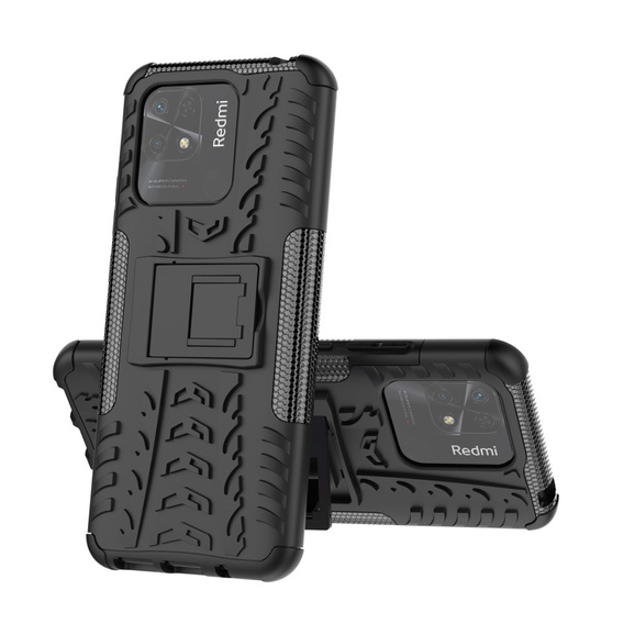 Θήκη για Xiaomi Redmi 10C, Tire Armor, μαύρη