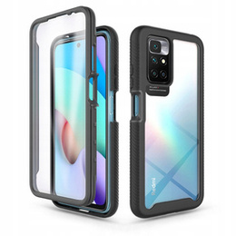 Θήκη για Xiaomi Redmi 10, Shockproof, με μεμβράνη, μπλε