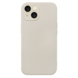 Θήκη για iPhone 15 Plus, Silicone Lite, μπεζ