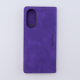 Θήκη για Oppo A78 4G, ERBORD Vintage, πορτοφόλι με πτερύγιο, μωβ