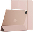 Θήκη για iPad Pro 12.9" 2022/2021/2020 (6/5/4 gen.), Smart Pencil, με υποδοχή γραφίδας, ροζ