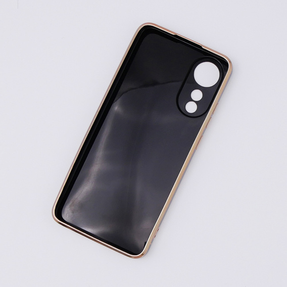 Θήκη για Oppo A78 4G, Glamour CamShield, μαύρη