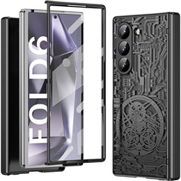 Θήκη για Samsung Galaxy Z Fold6 5G, Mechanical Legend, μαύρη
