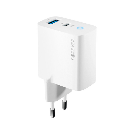 Φορτιστής δικτύου GaN 45W USB-C + USB