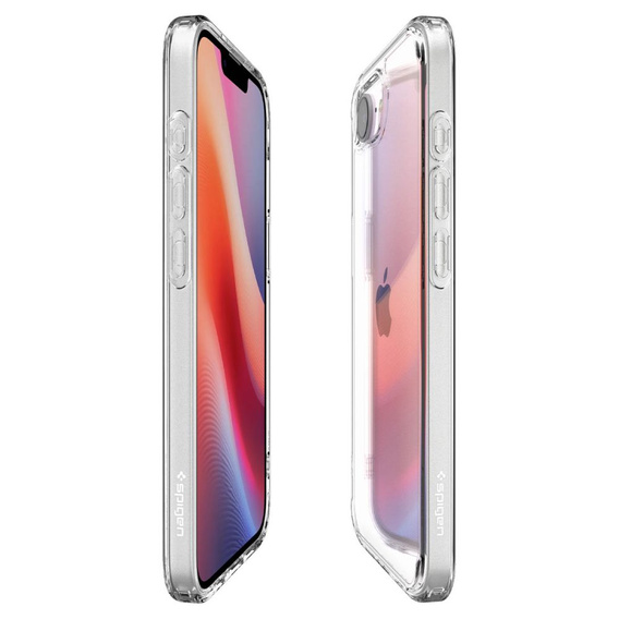 θήκη Spigen για iPhone 16E, Ultra Hybrid, διαφανής + μετριασμένο γυαλί 9H