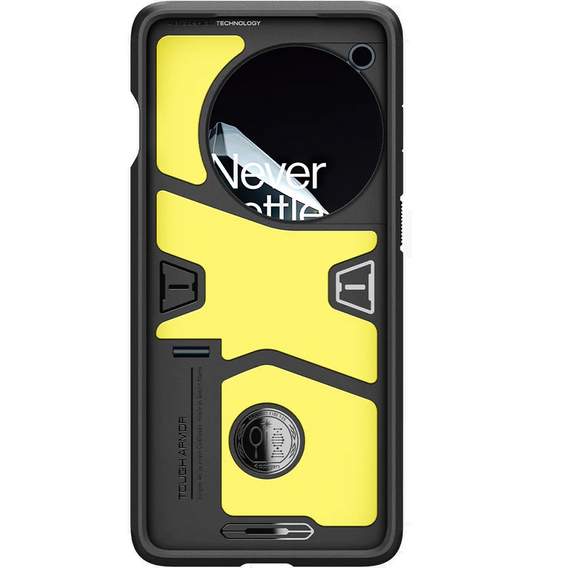Θήκη Spigen Tough Armor για OnePlus 12 (μαύρο) – ανθεκτική προστασία με ενσωματωμένη βάση
